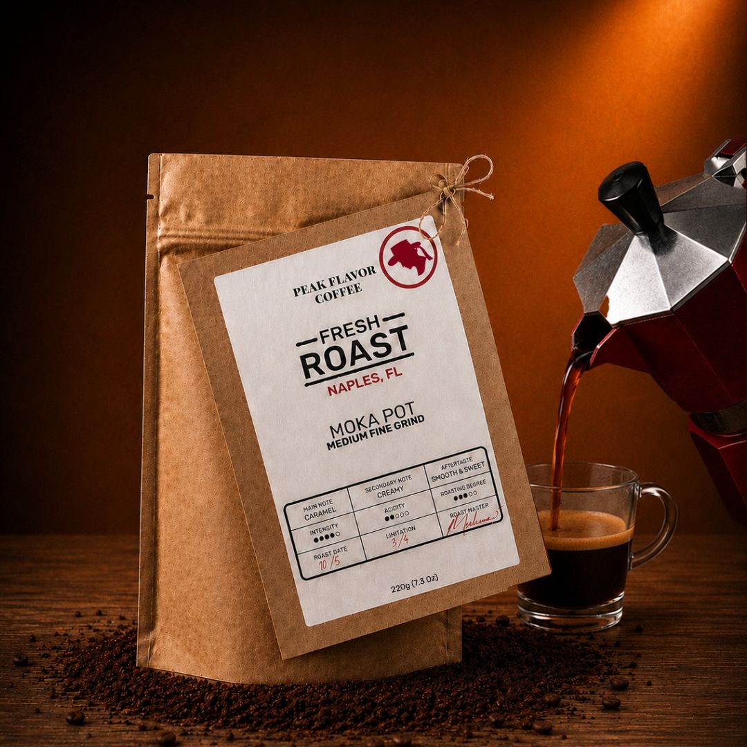Italian Coffee for Stovetop Espresso Maker | 220g (22 Brews)