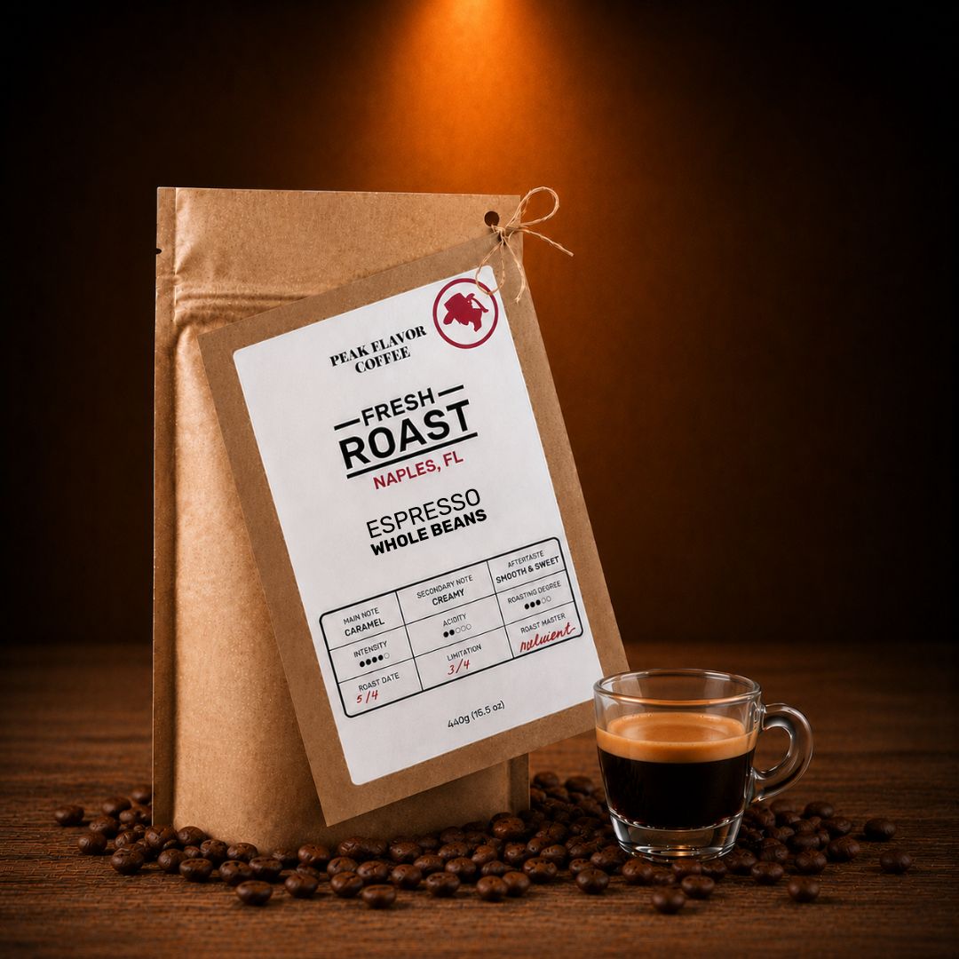 Italian Espresso Beans: Fresh Roasted to Order | 44 Shots