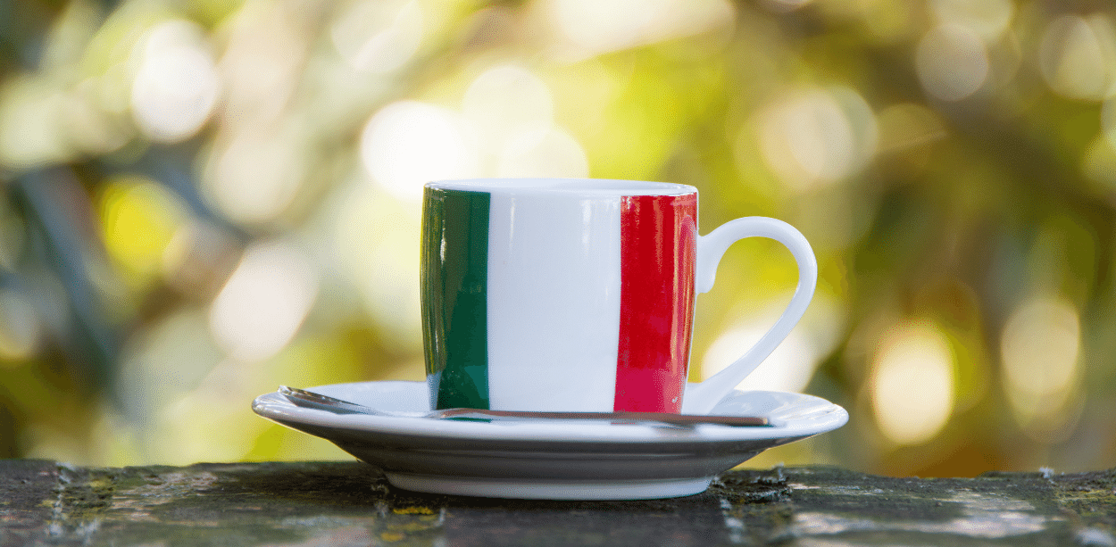 For Italian coffee, you customize the espresso base to a perfect fit 