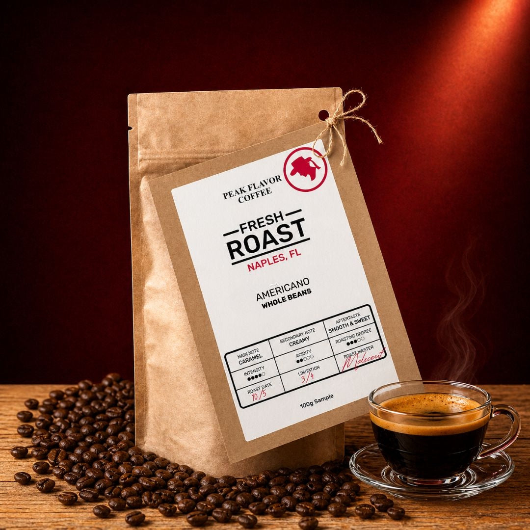 low acid Americano coffee beans trial size