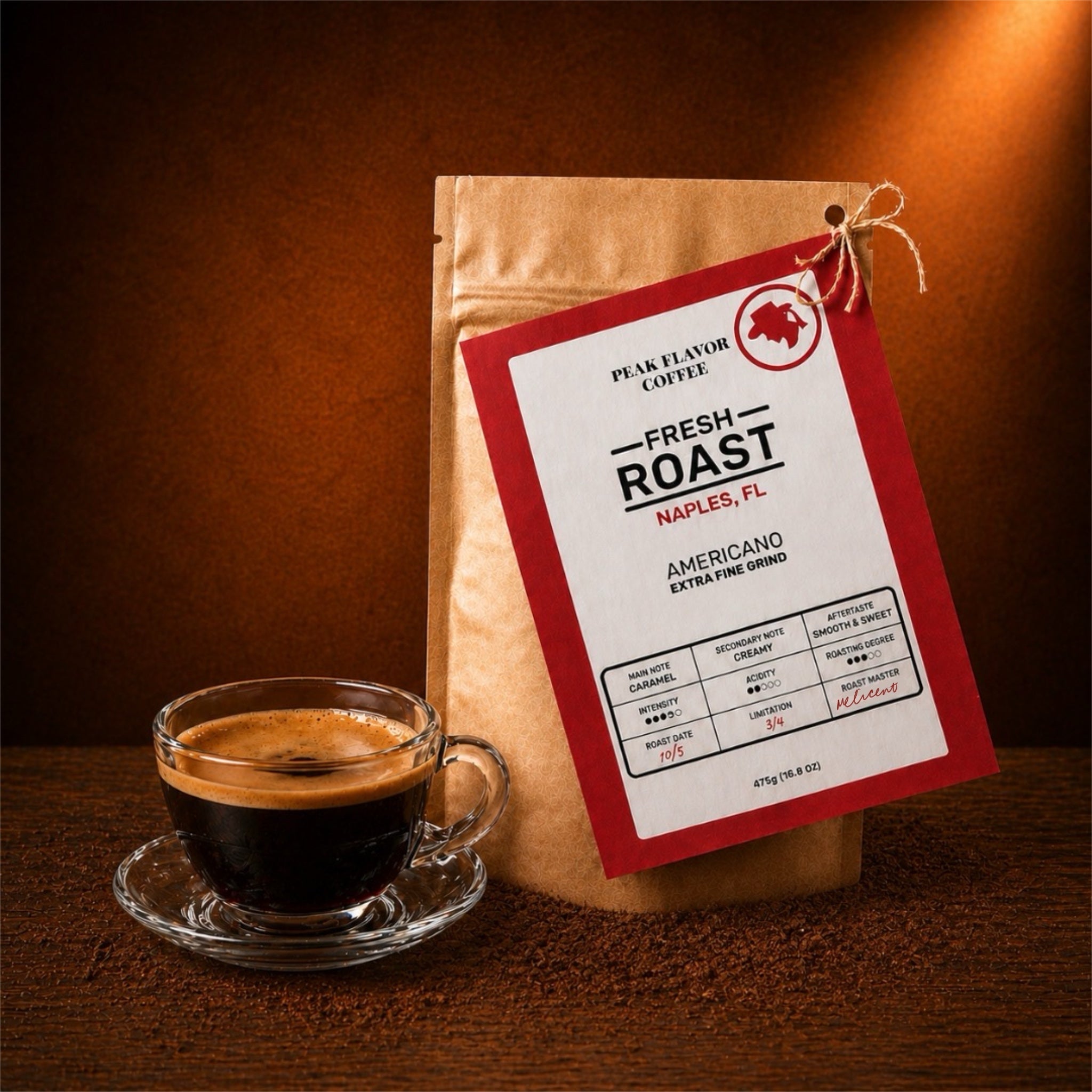 fresh roasted low acid americano coffee 48 brews