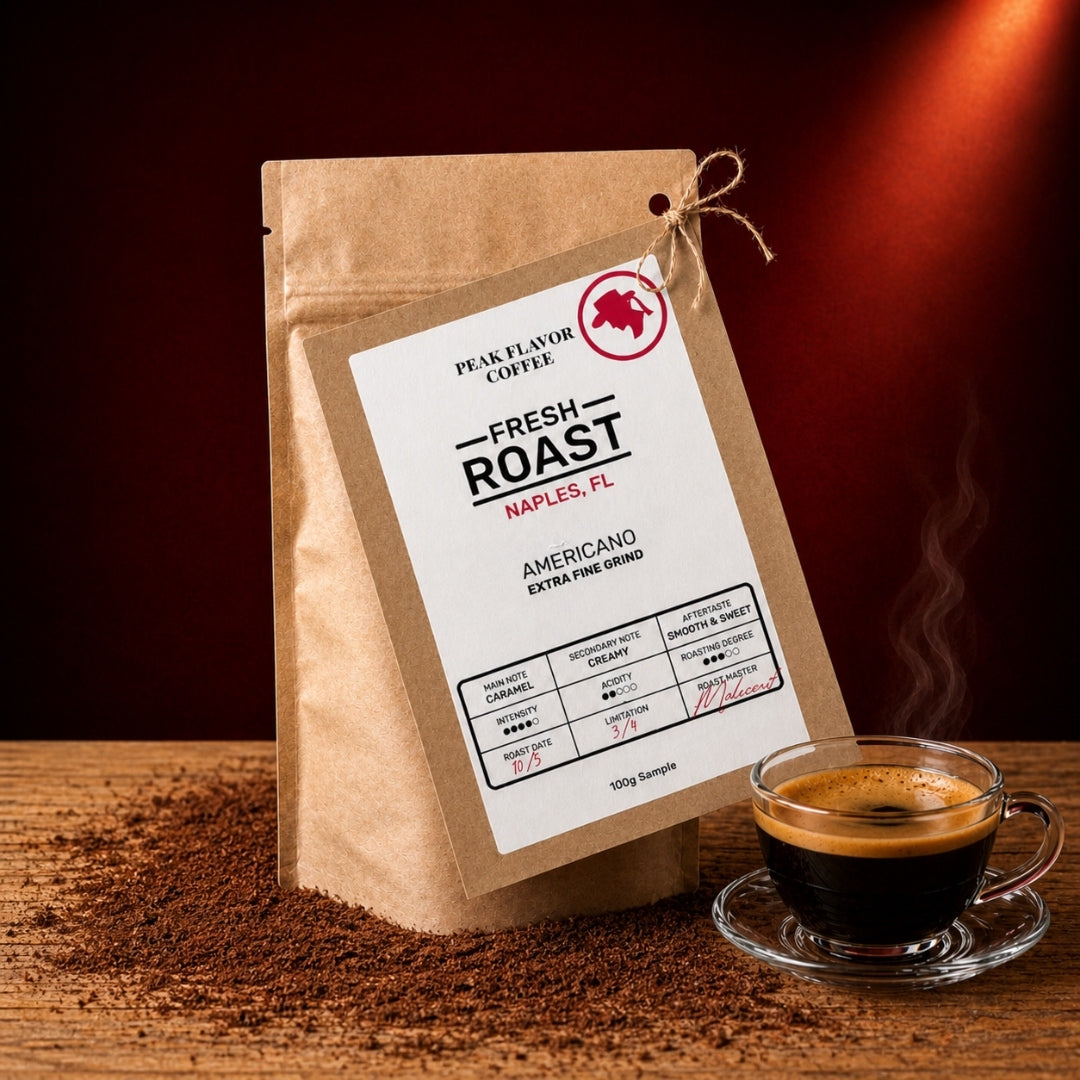 fresh roasted low acid americano coffee trial size