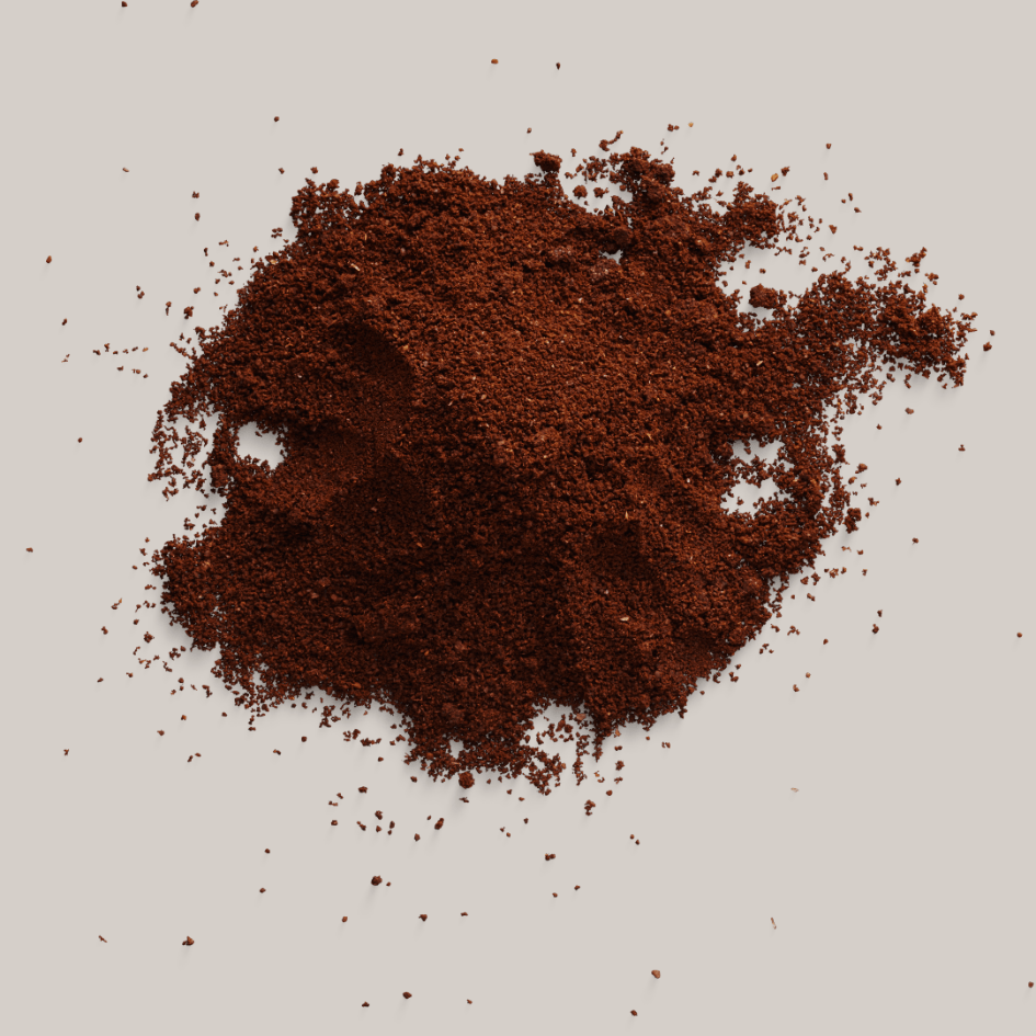 Macchiato coffee grounds