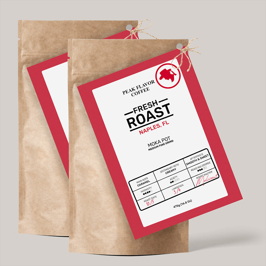 Moka Pot Coffee Grounds: Rich Flavor & Deep Caramelized Notes for a Stovetop Espresso Maker - 2x475g/ Brews 95