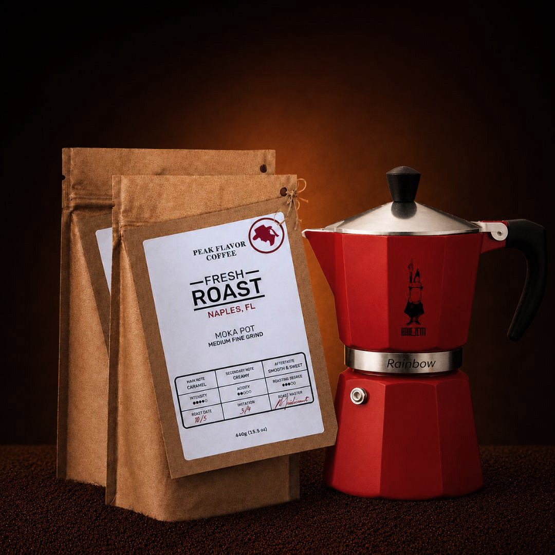 Bundle Fresh Moka Pot Coffee & Best Bialetti | Coffee Gift