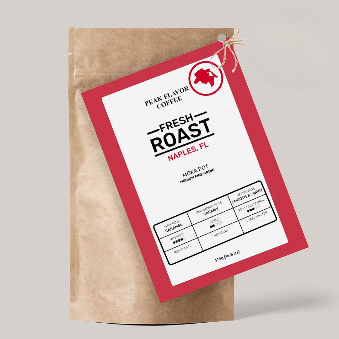 Moka Pot Coffee Grounds: Rich Flavor & Deep Caramelized Notes for a Stovetop Espresso Maker - 475g/ Brews 48