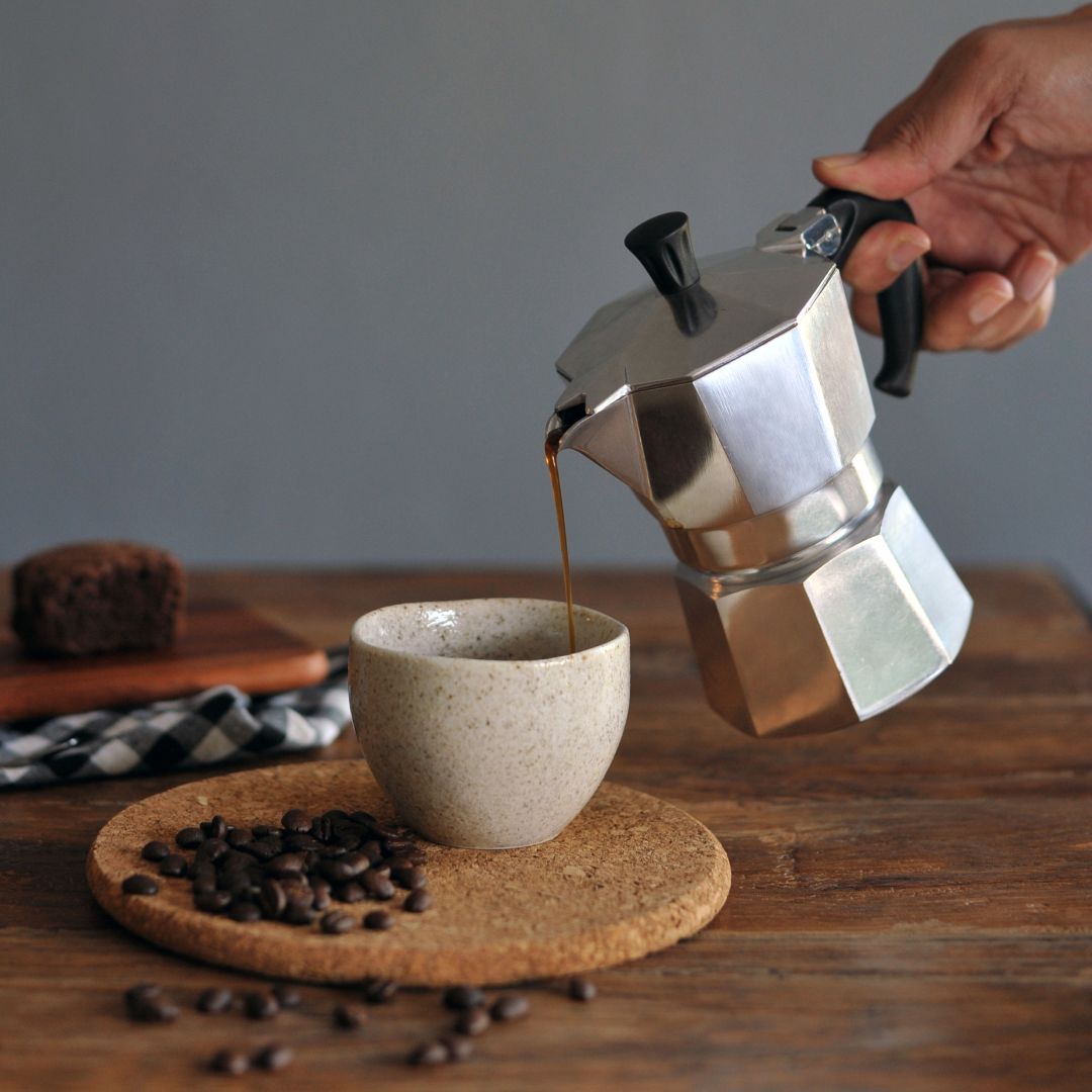 Coffee Grounds for Peak Flavor Moka Pot Coffee