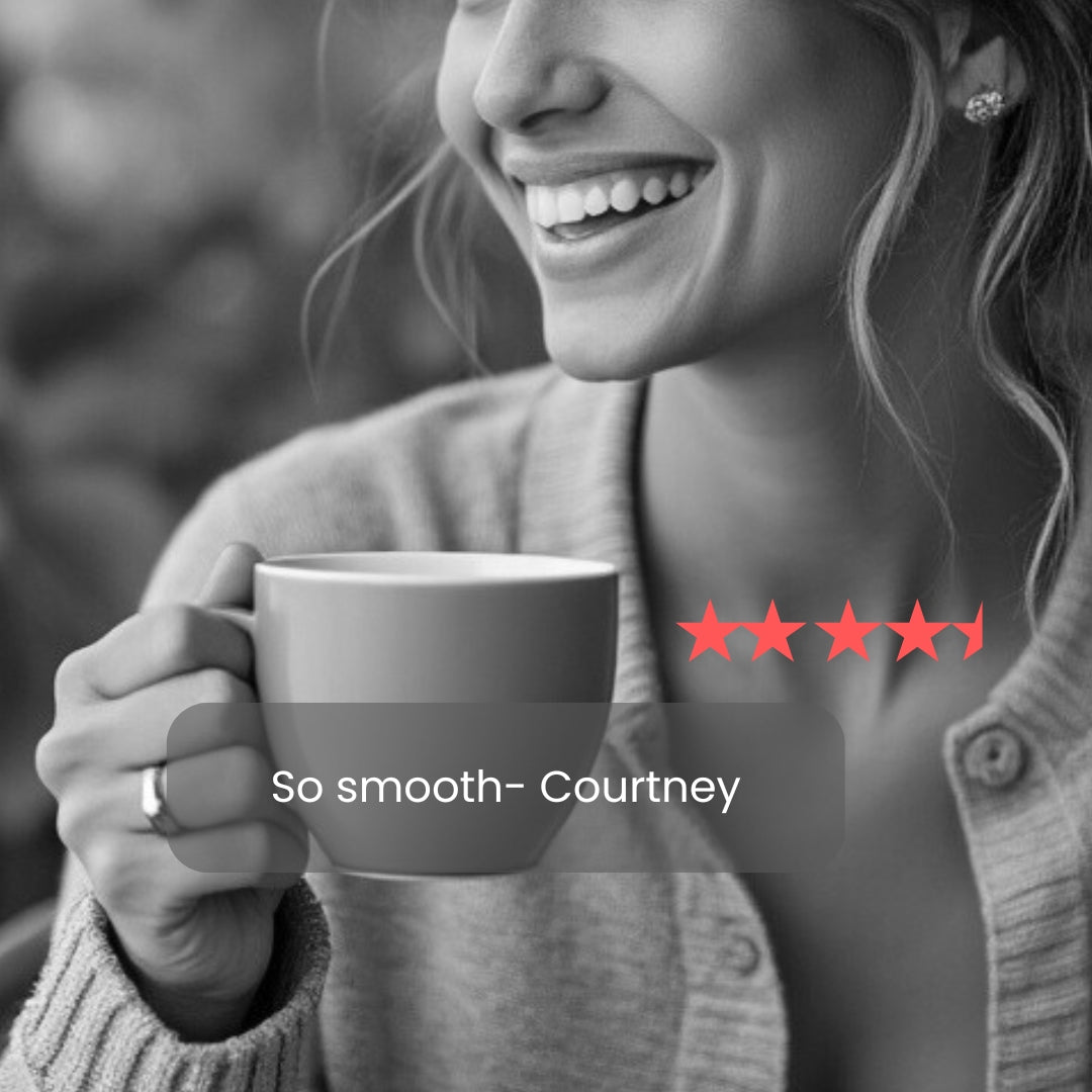 Courtney on Peak Flavor Cafe Latte