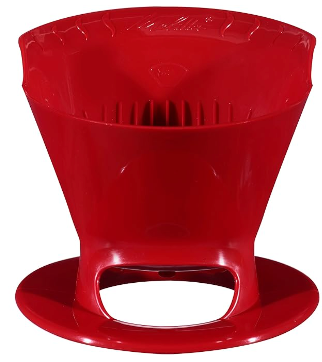 Peak Flavor Pour Over Coffee Brewer / Brews 1 Cup / Red