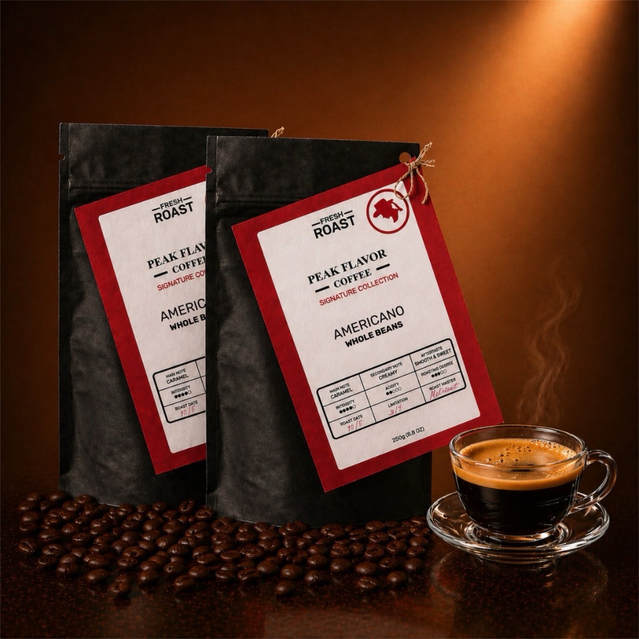 Signature Low Acid Americano Coffee Beans 50 Brews