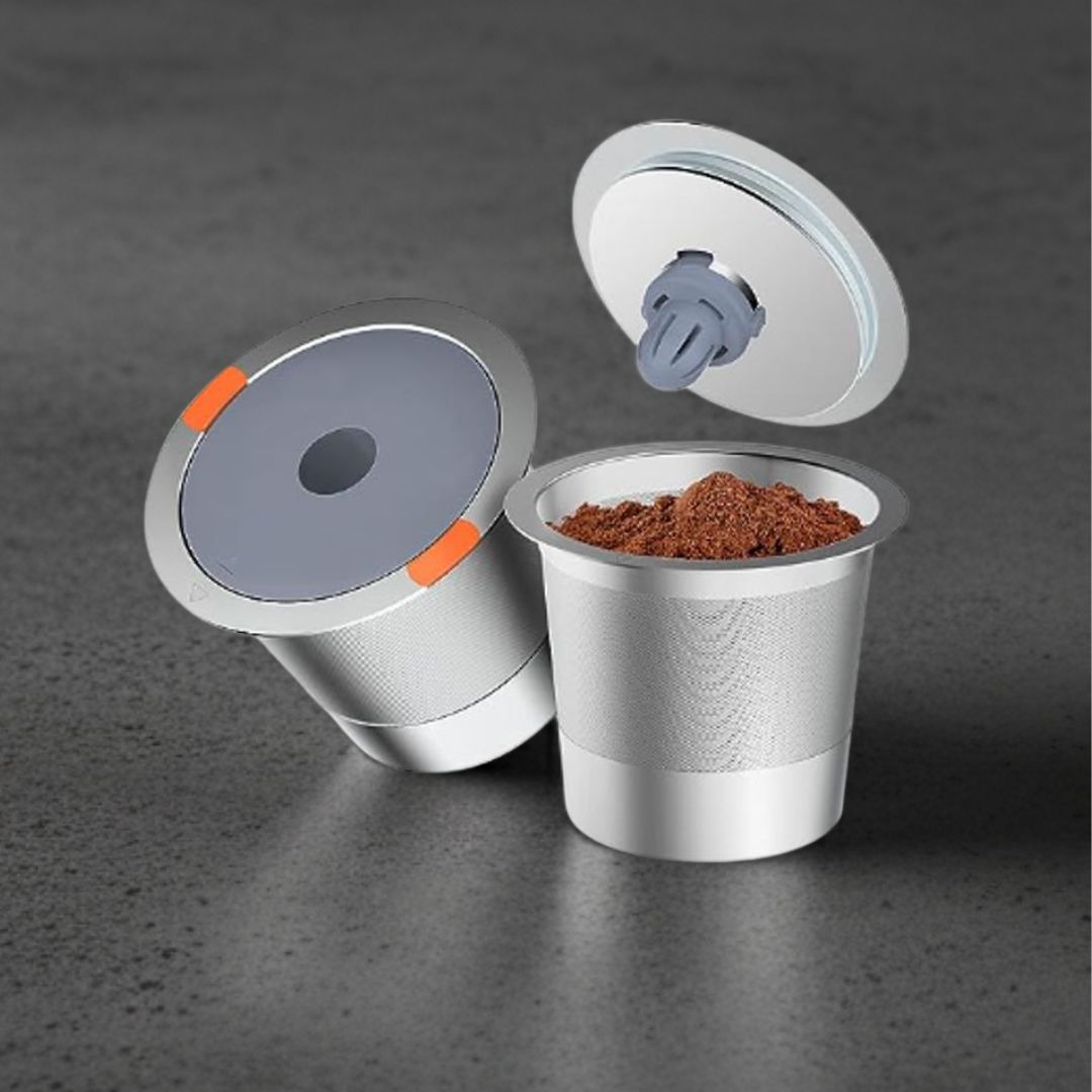 Stainless Steel Reusable K Cups (2) Taste More - Spend Less - Do Good