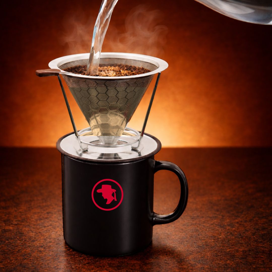 Bundle Pour Over Coffee & Stainless Steel Reusable Coffee Filter | Brews 88 Cups