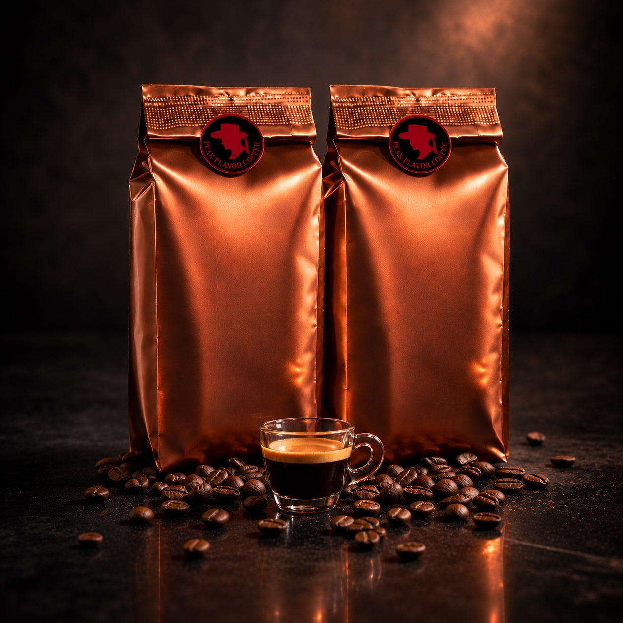 Volcanic Arabica Coffee Beans - Black Gold Espresso