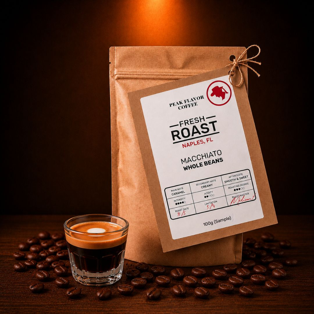 organic coffee beans for espresso macchiato