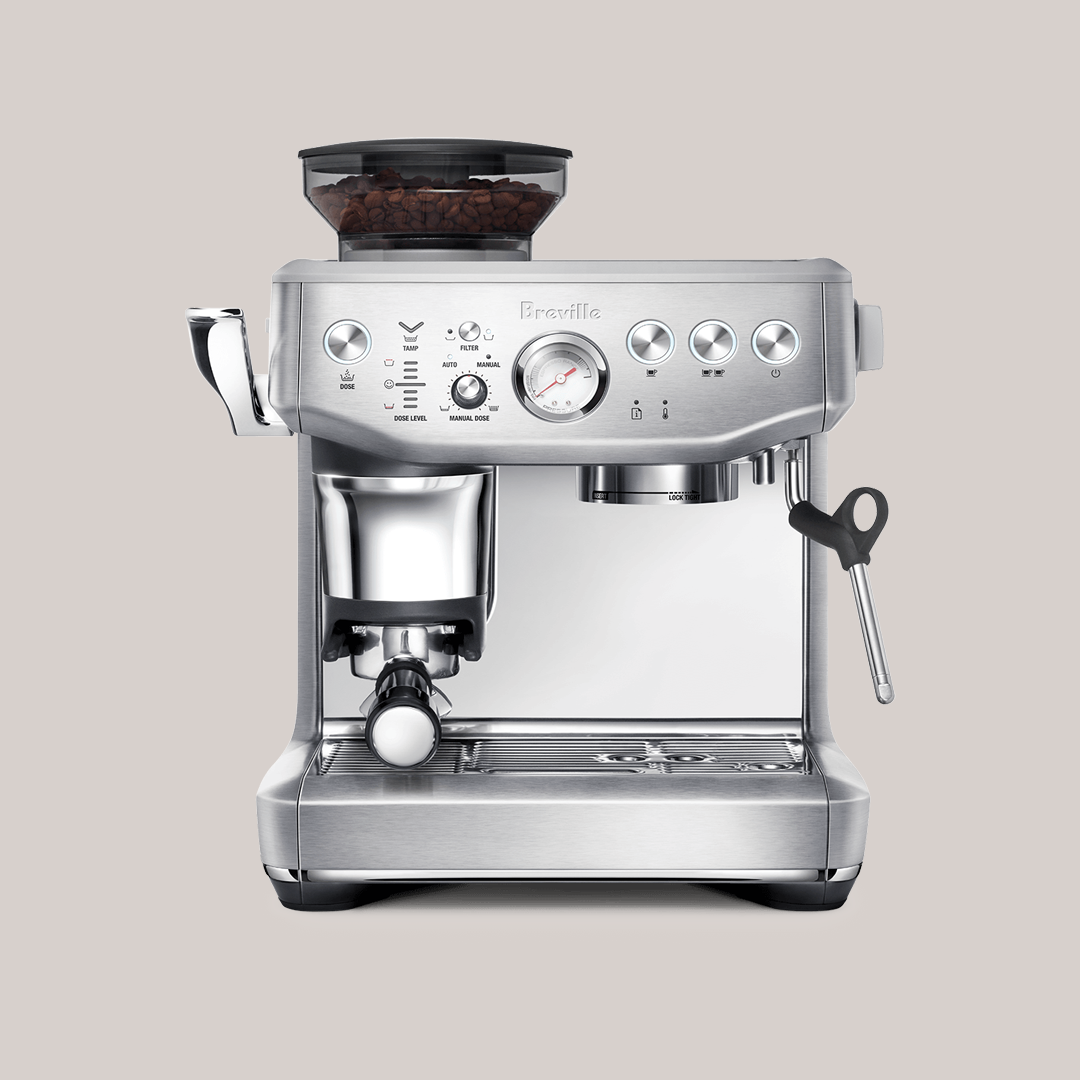 This espresso machine uses Peak Flavor to brew naturally sweet, Italian espresso 