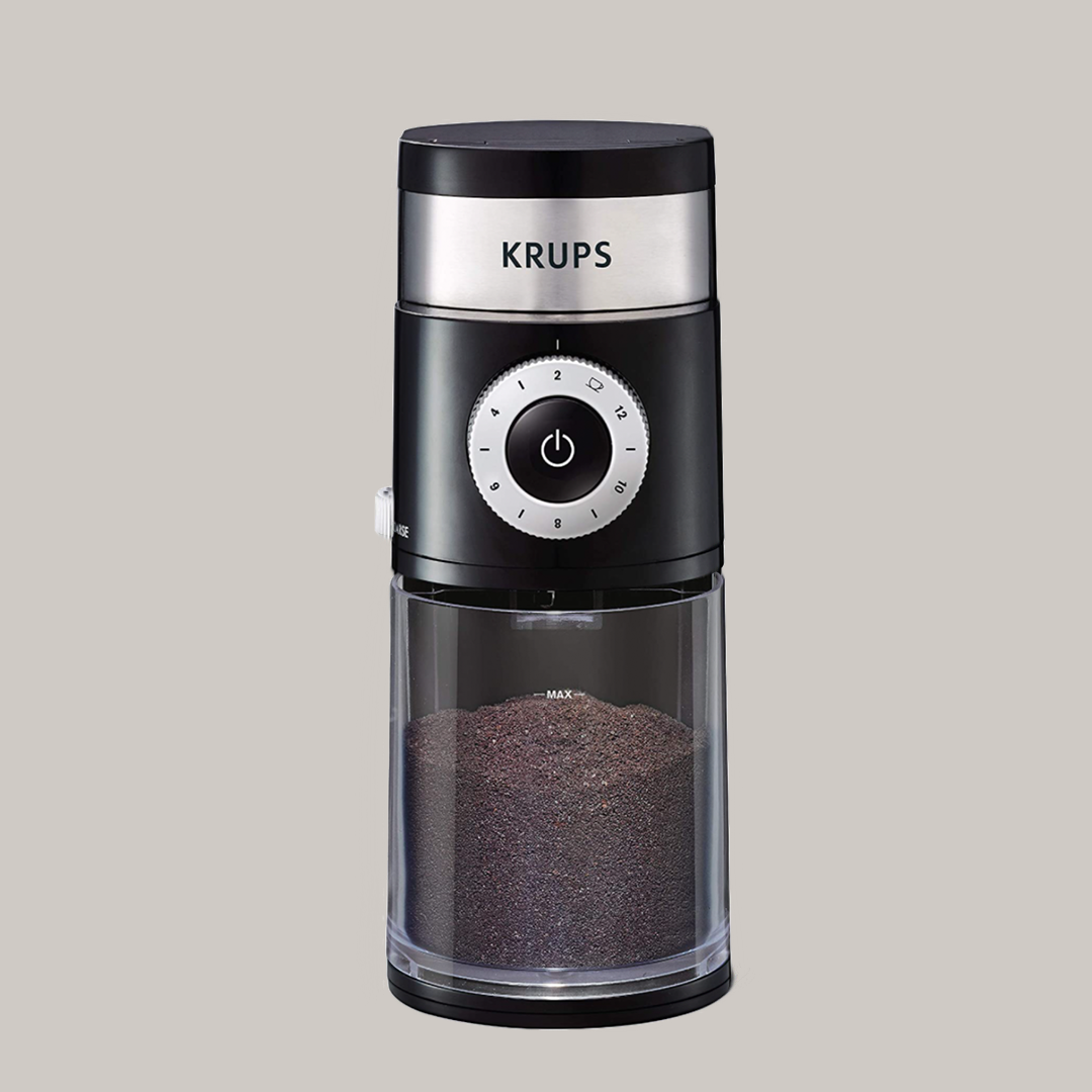 A Precision coffee grinder to personalize a fresh roast to your taste 
