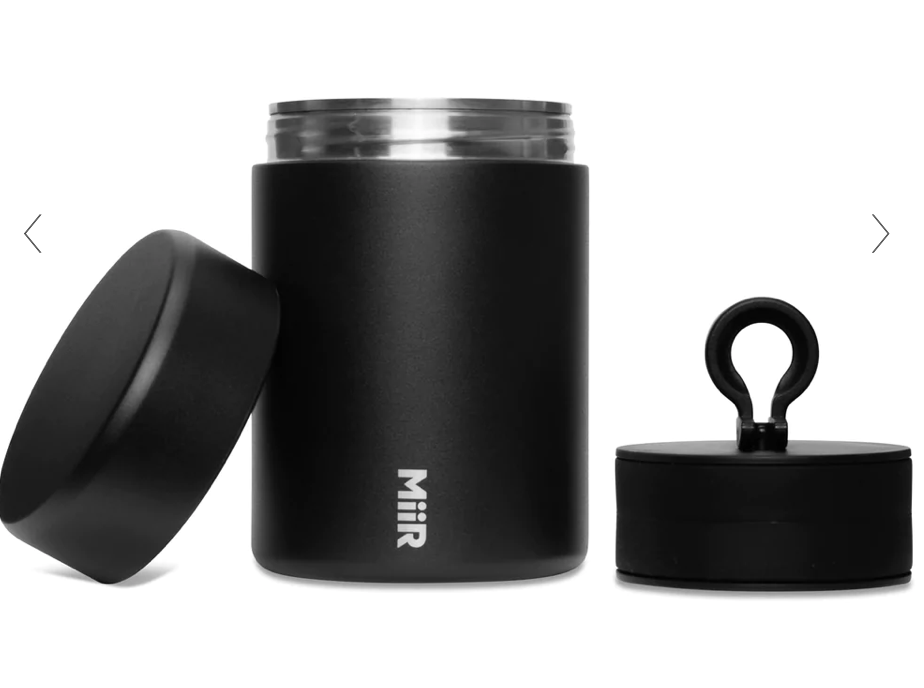 Miir Coffee Canister keeps Peak Flavor Coffee at its best